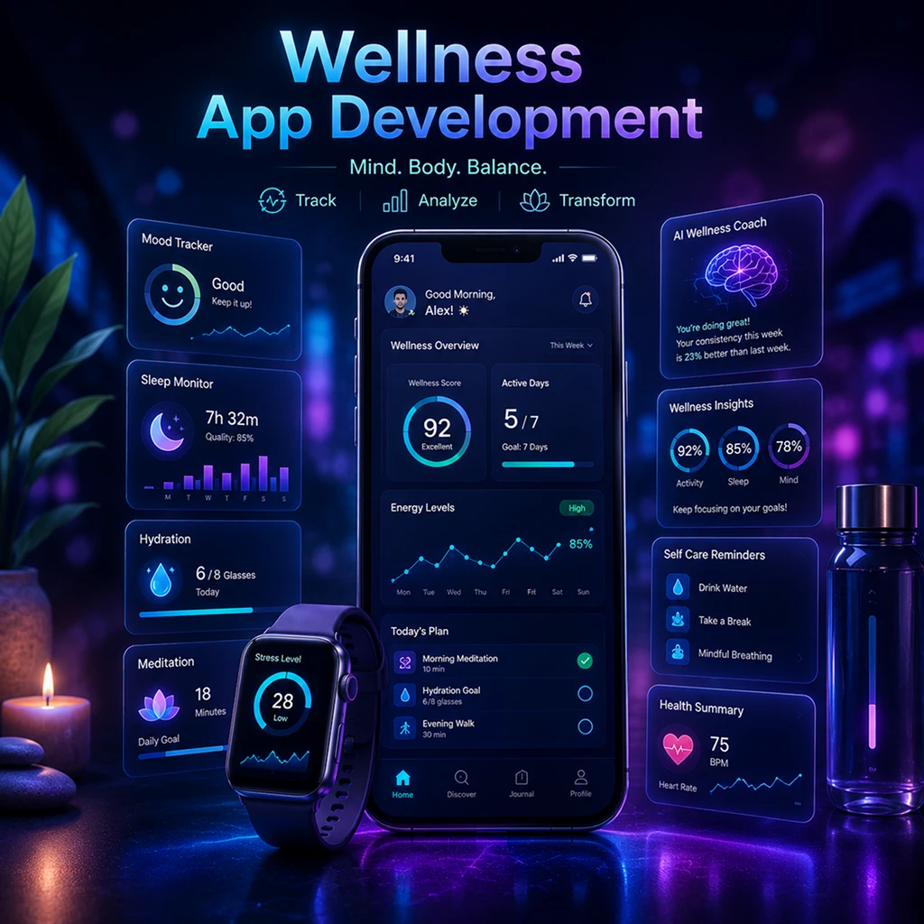 Wellness app development services